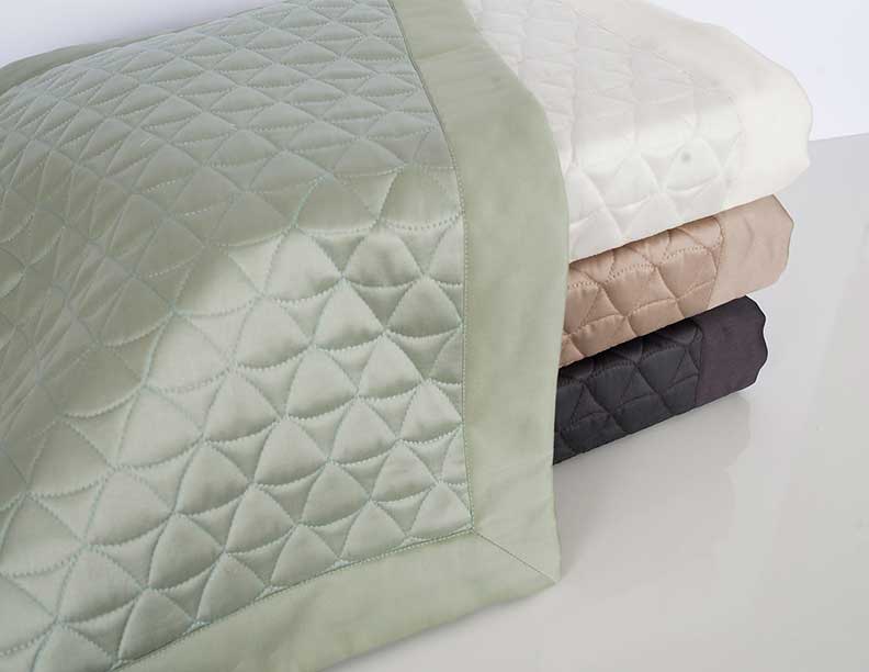 Home Treasures Linens Anastasia Quilted Coverlet and Shams