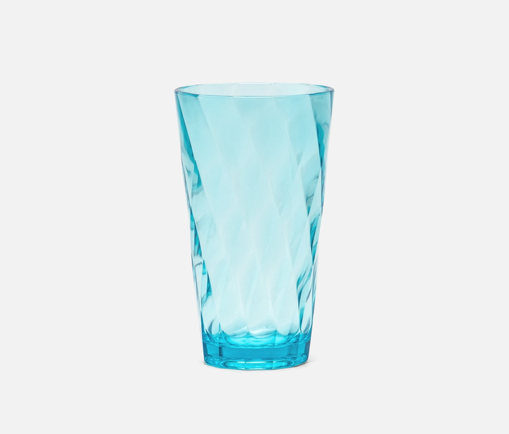 Blue Pheasant Beverly Acrylic Drinking Glass Island Blue