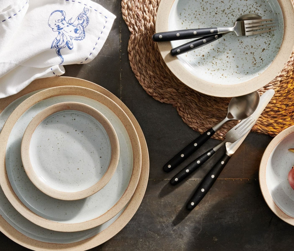 Blue Pheasant Rivka White Salt Glaze Dinnerware
