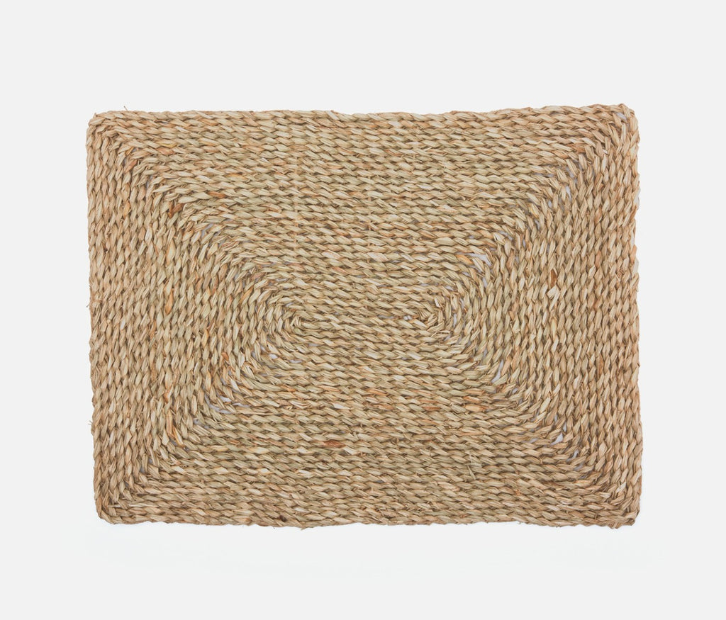 Blue Pheasant Lucian Placemats in Aged Seagrass