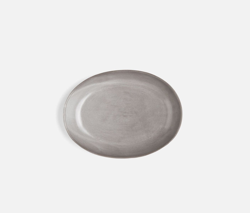 Blue Pheasant Marcus Cement Glaze Oval Serving Platters