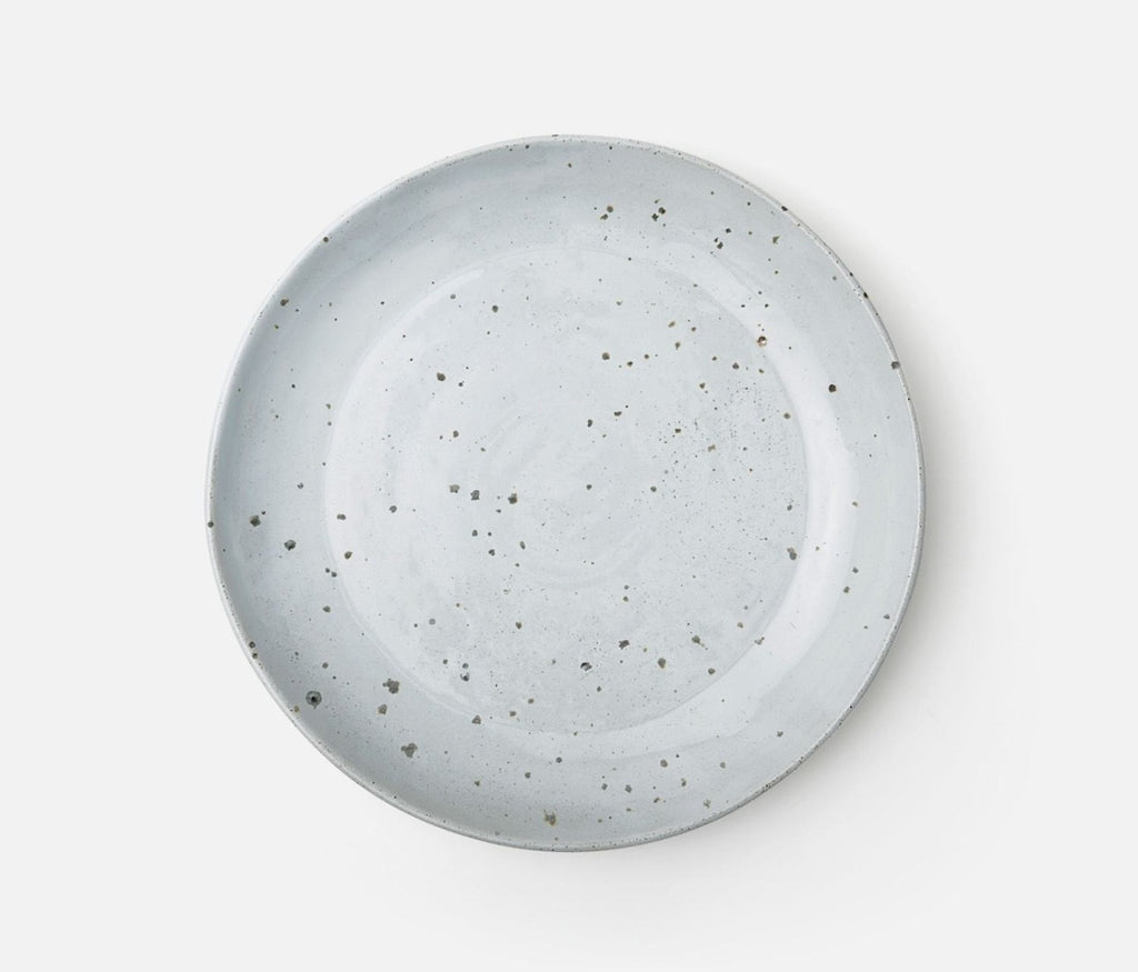 Blue Pheasant Marcus White Salt Glaze Round Serving Platters
