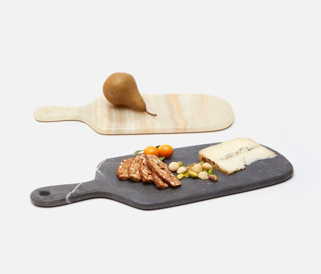 Blue Pheasant Pascal Set of 2 Light Onyx Serving Boards