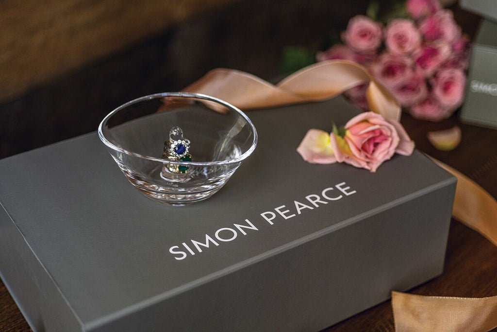 Simon Pearce Champlain Ring Holder in a Gift Box