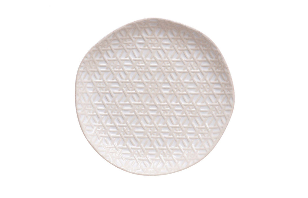 Cantaria Cane Weave Salad Plate