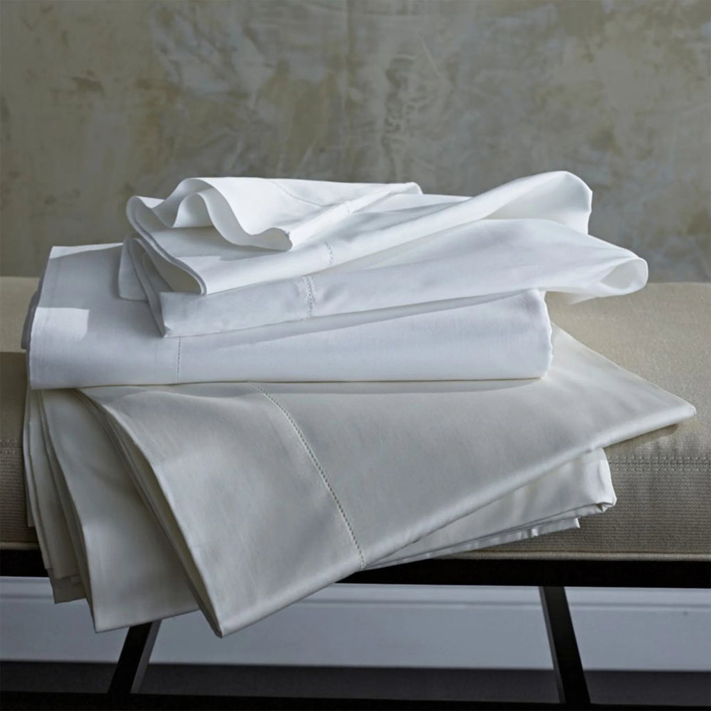 Scandia Home Classic Natural Percale Sheets, Duvet Covers + Shams