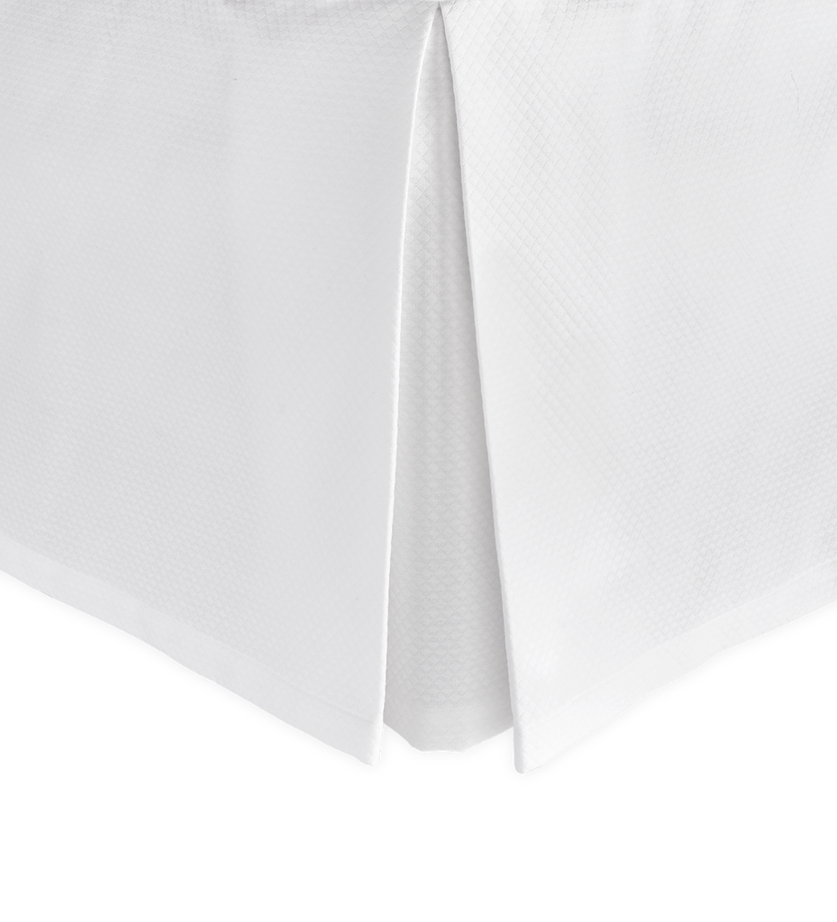 Diamond Pique Tailored Bed Skirt - 14.5" Drop