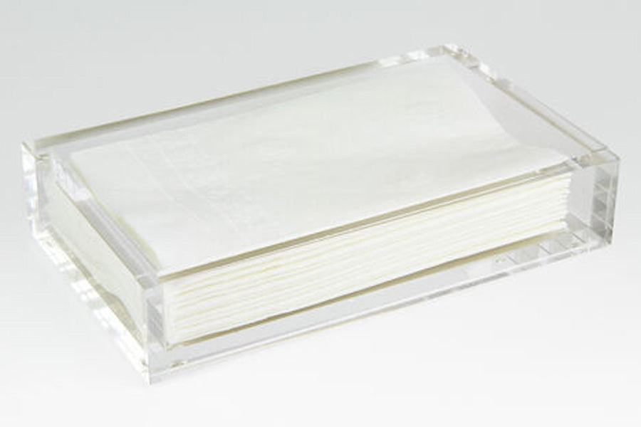 Clear Acrylic Guest Towel Tray