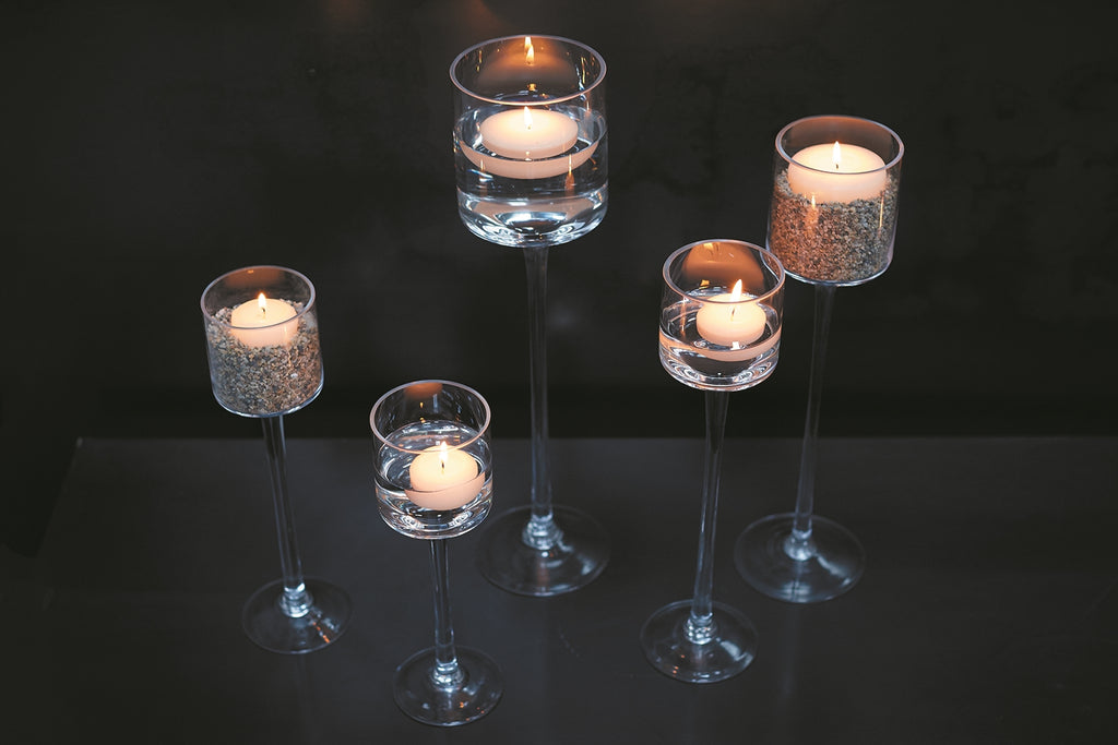 Monet Glass Candleholder