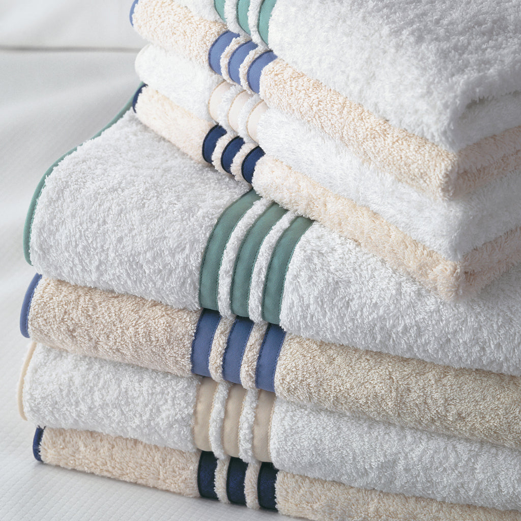 Matouk Newport Custom Bath Towels + Tub Mats