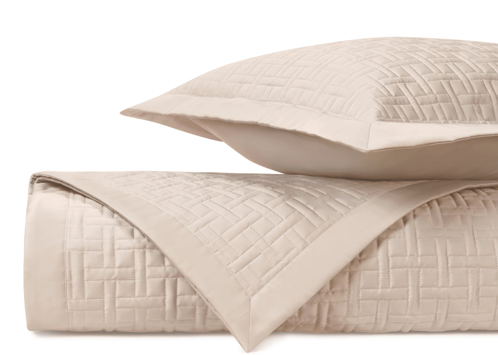 Home Treasures Parquet Quilted Coverlet and Shams