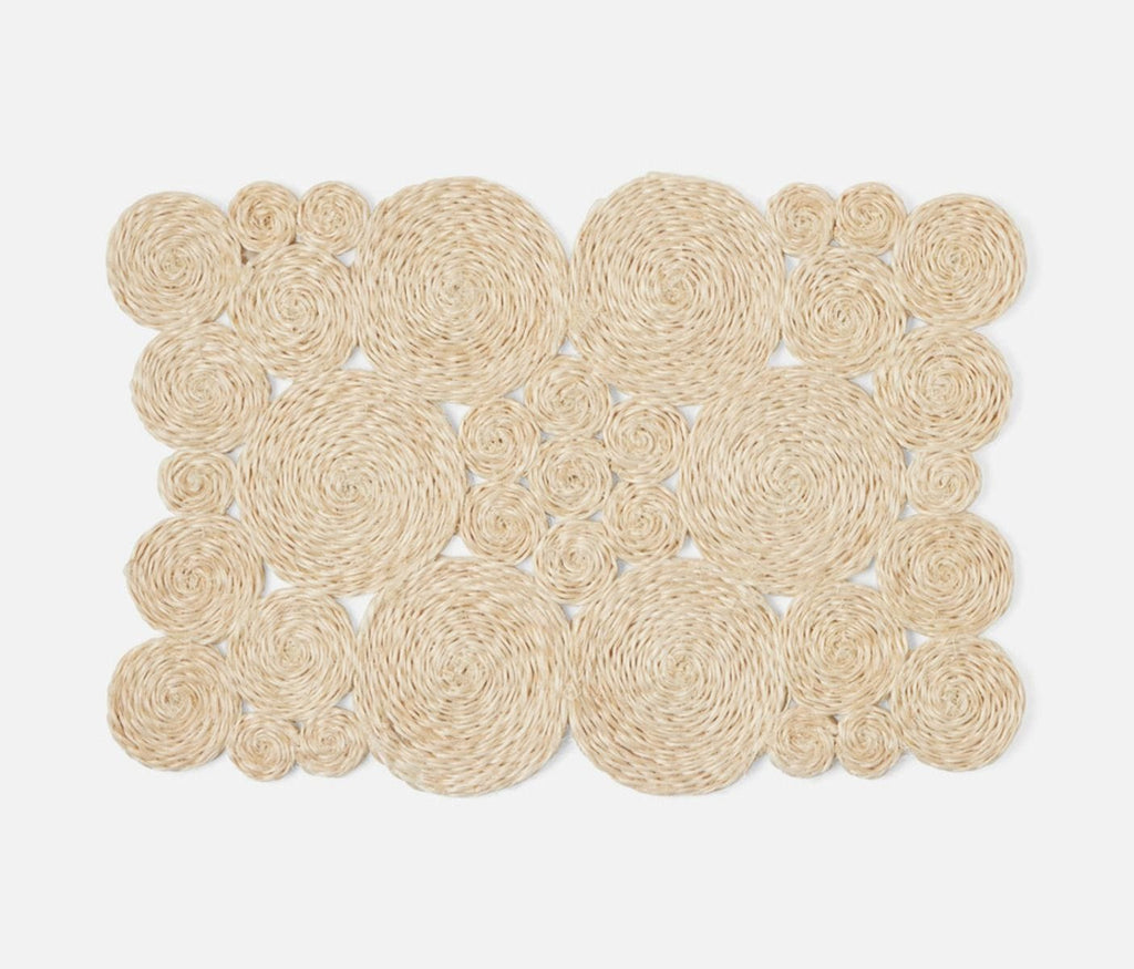 Francine Bleached Abaca Placemat