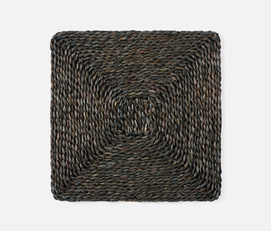 Lucian Seagrass Placemats in Charcoal