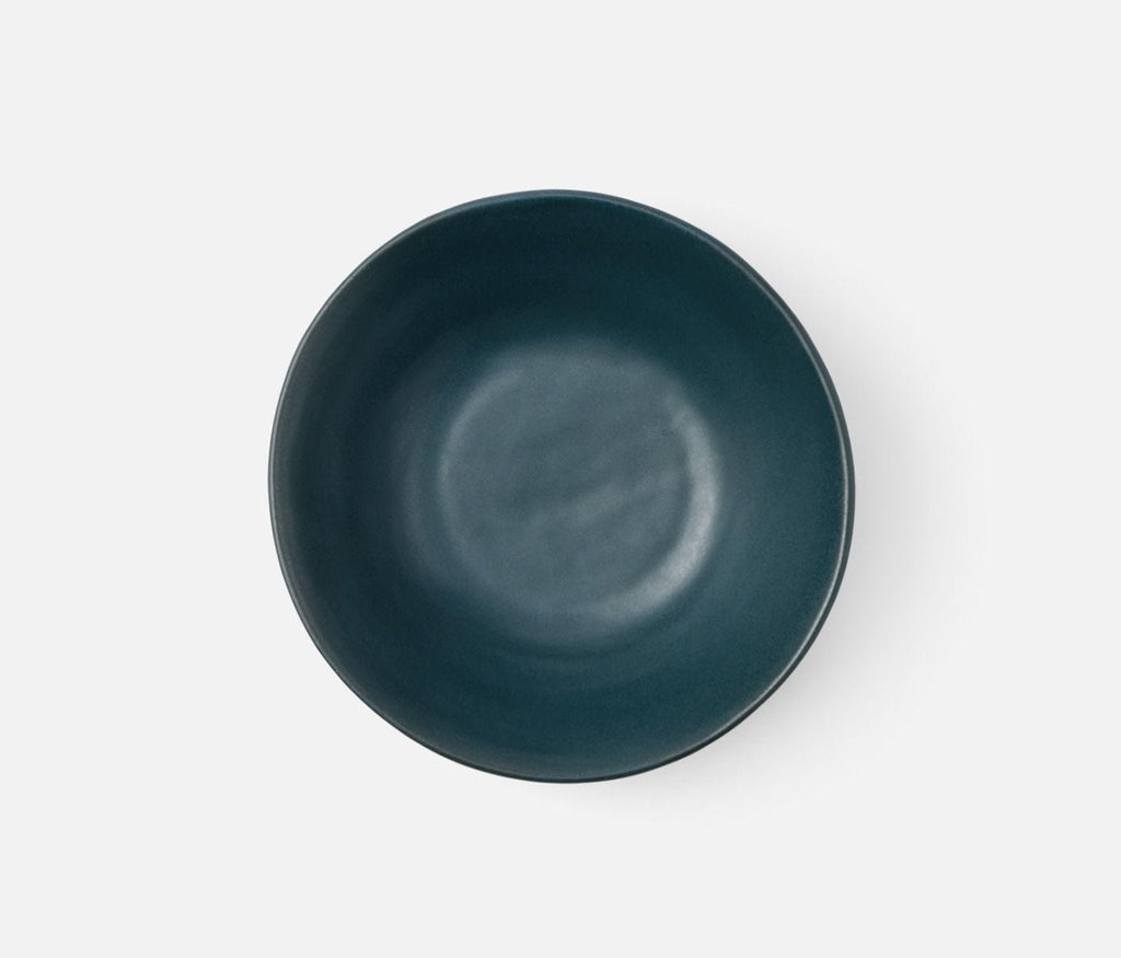 Marcus Midnight Teal Tapered Serving Bowls