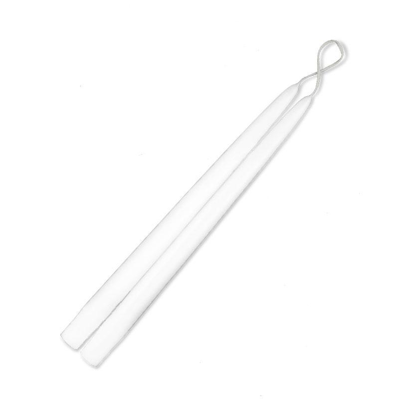 Taper Candle Pair - White