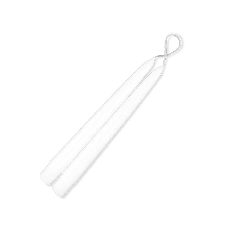 Taper Candle Pair - White