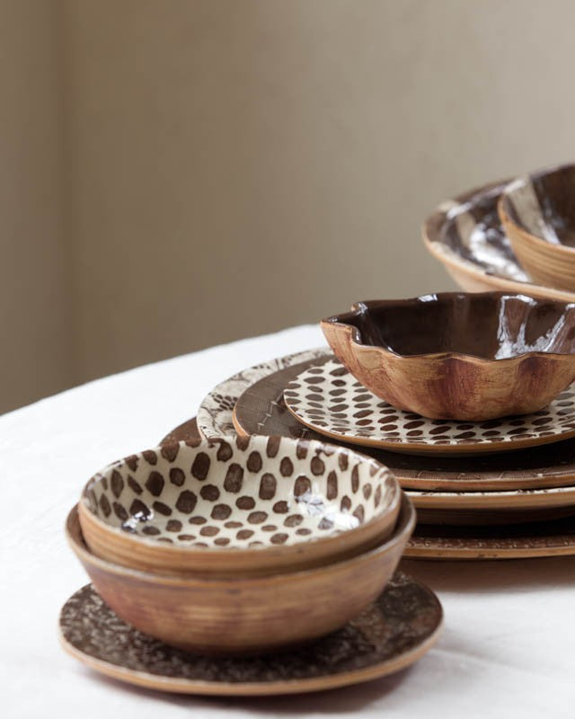 Terrafirma Ceramics Chestnut Dinnerware Collection