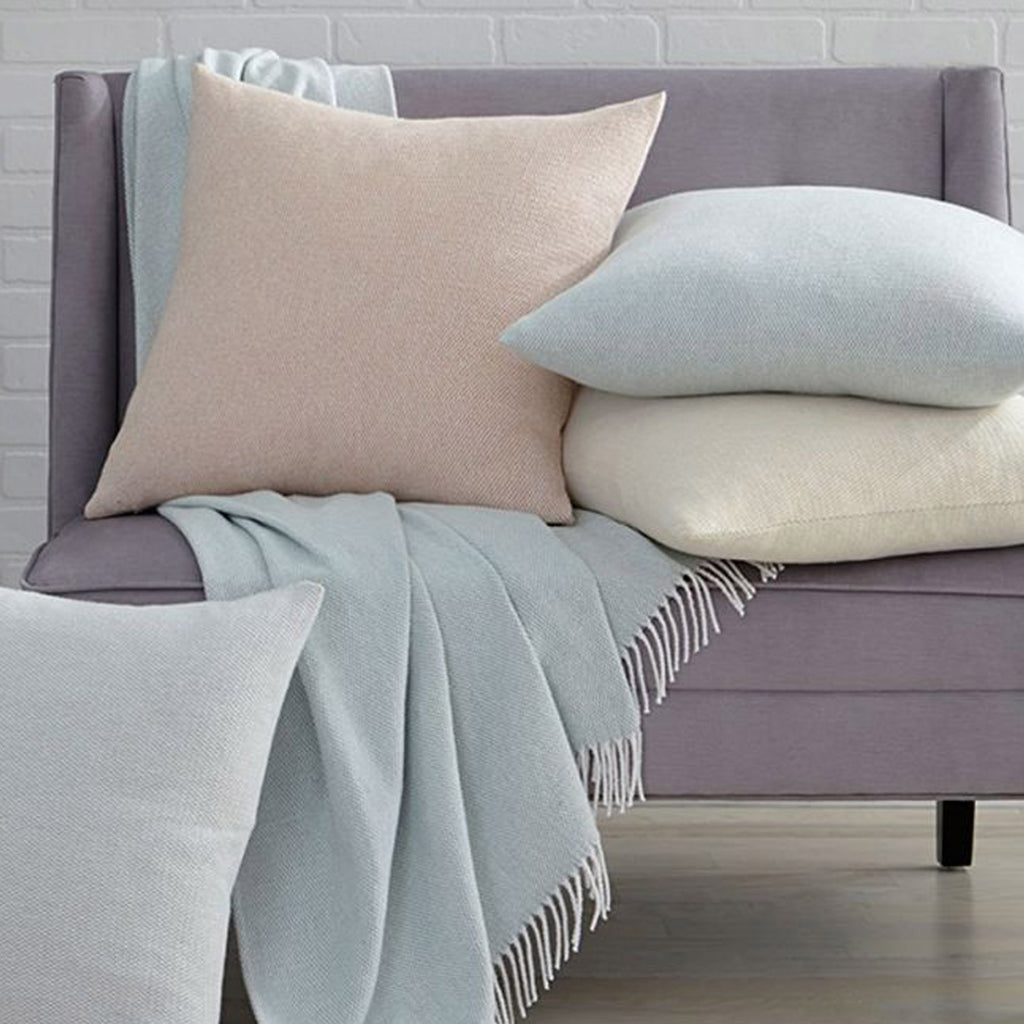 Sferra Terzo Throw Blanket + Decorative Pillow