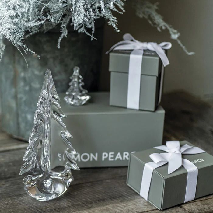 Simon Pearce Vermont Evergreen Tree in Gift Box